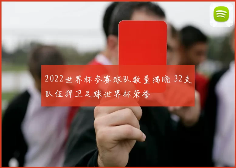 2022世界杯参赛球队数量揭晓 32支队伍捍卫足球世界杯荣誉